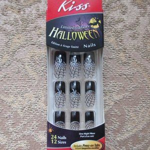 kiss - limited edition halloween press on nails